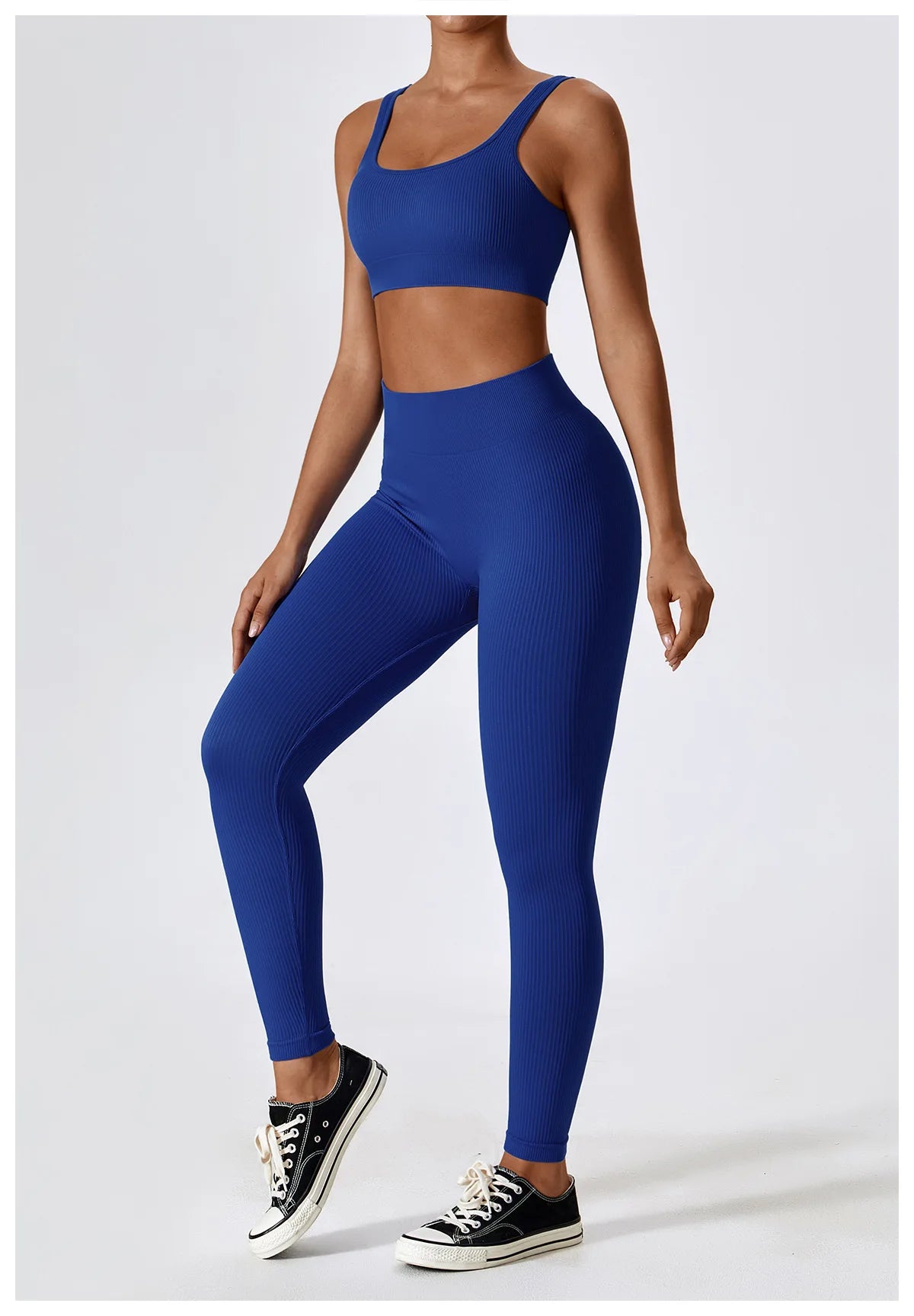 Ribbed Seamless Bra & Leggings Set