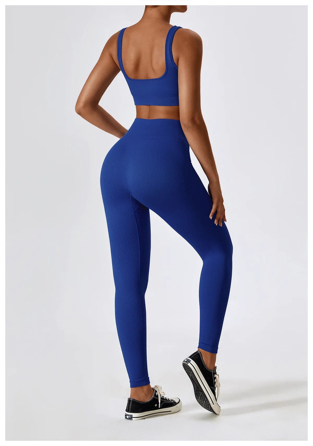 Ribbed Seamless Bra & Leggings Set