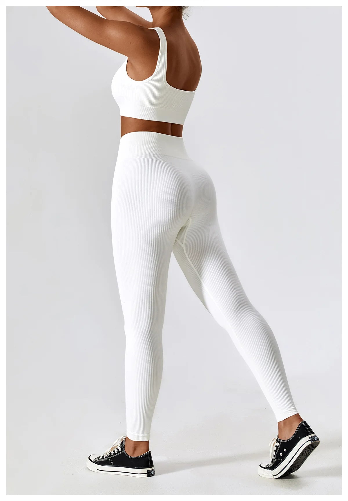 Ribbed Seamless Bra & Leggings Set